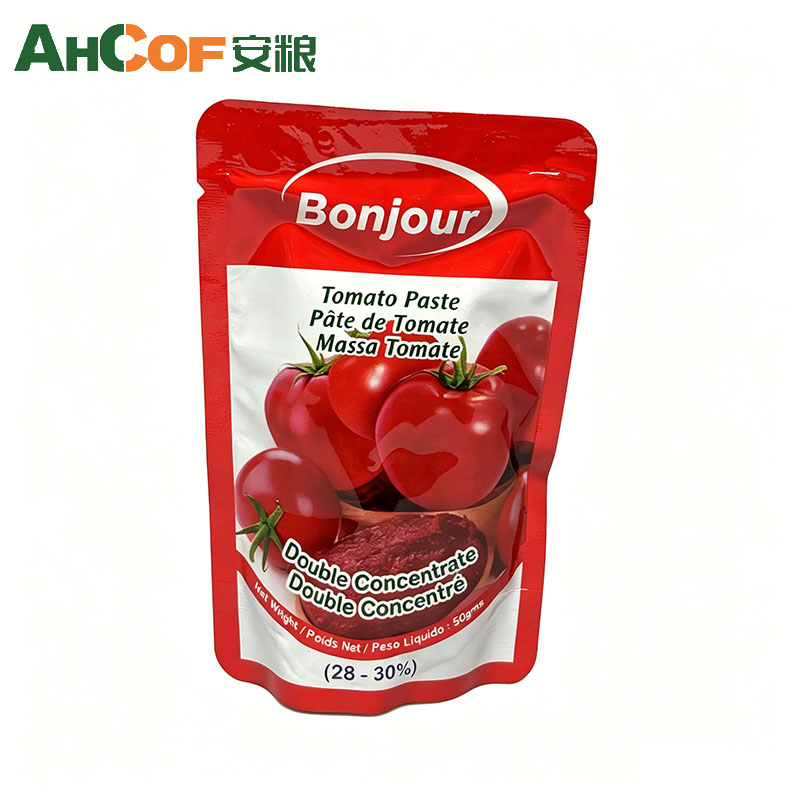 Sachê de Pasta de Tomate Saborizada com Certificação FDA, 50g - Prático