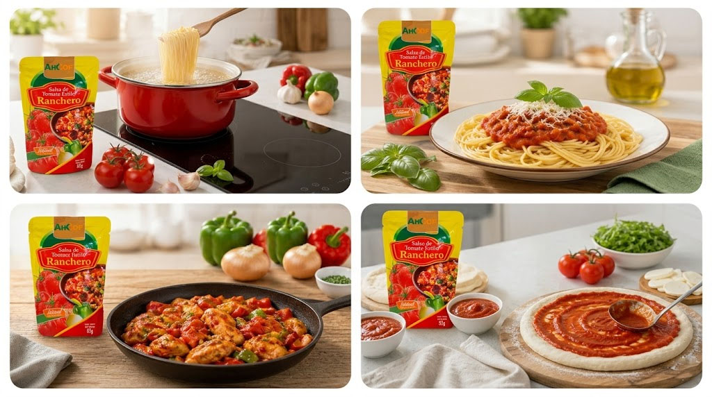 tomato cooking sauce sachet tomato sauce pouch for pasta